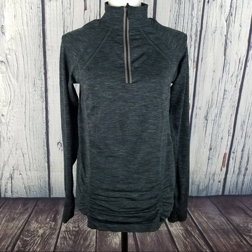 Womens Athleta Seamless Long Sleeve Top Large